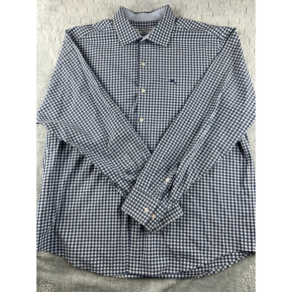 Tommy Bahama Other - Tommy Bahama Island‎ Zone Picnic Plaid Long Sleeve Pima Cotton Blend Men's L